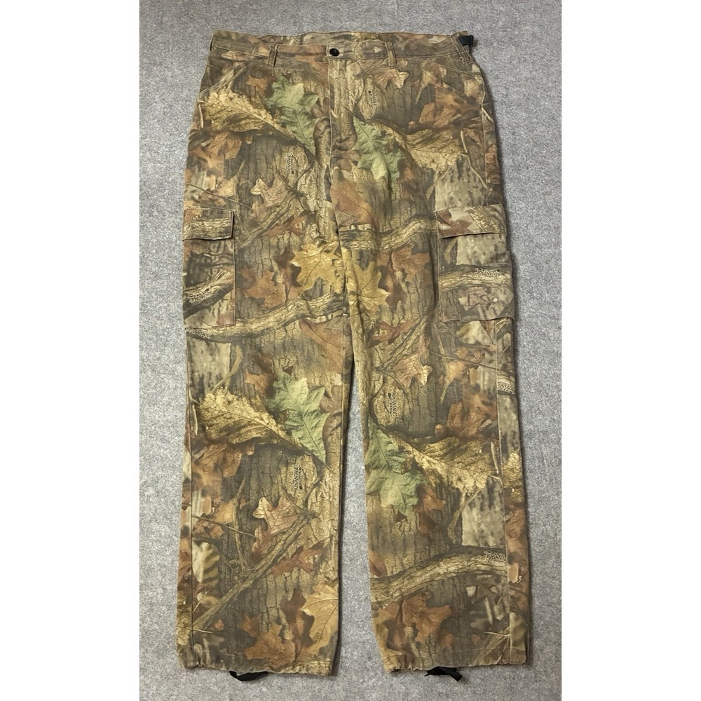 Vintage Y2K Liberty Camo Pants Mens 38x31 Realtree Cargo Utility Hunting Baggy